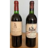 2 Bottles Very Fine Mature Classified Growth Claret