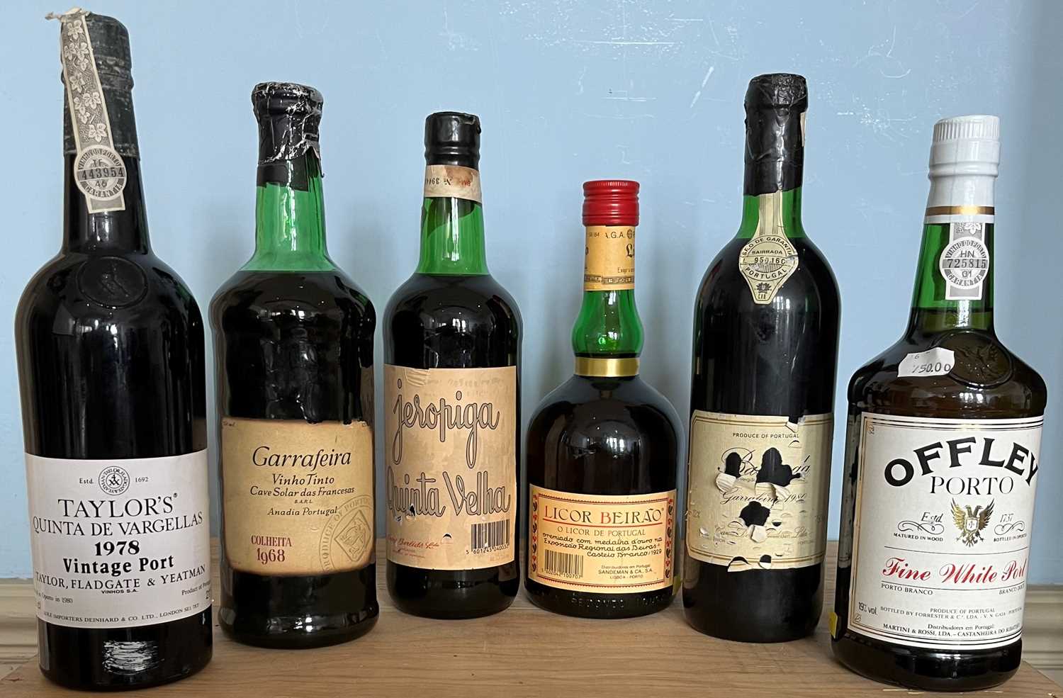 6 Bottles Mixed Lot Vintage Port