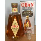 1 Bottle Oban Malt Whisky 12 yo 75cl (Bottled 1980)