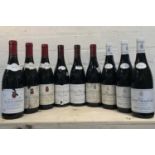 9 Bottles Mixed Lot Fine Cotes de Nuits Red Burgundy