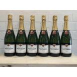 6 Bottles Champagne Taittinger Brut Reserve