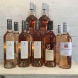 12 Bottles including 2 Magnum Bottles Mixed Lot Fine Provence and L’Herault Rose