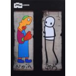 Stik (British 1979-) and Thierry Noir (French 1958-) "Wall"