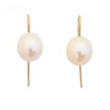 A pair of cultured pearl drop earrings by Annoushka,