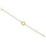 An 18ct gold diamond 'Love' bracelet by Cartier,