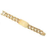 A 9ct gold bracelet,