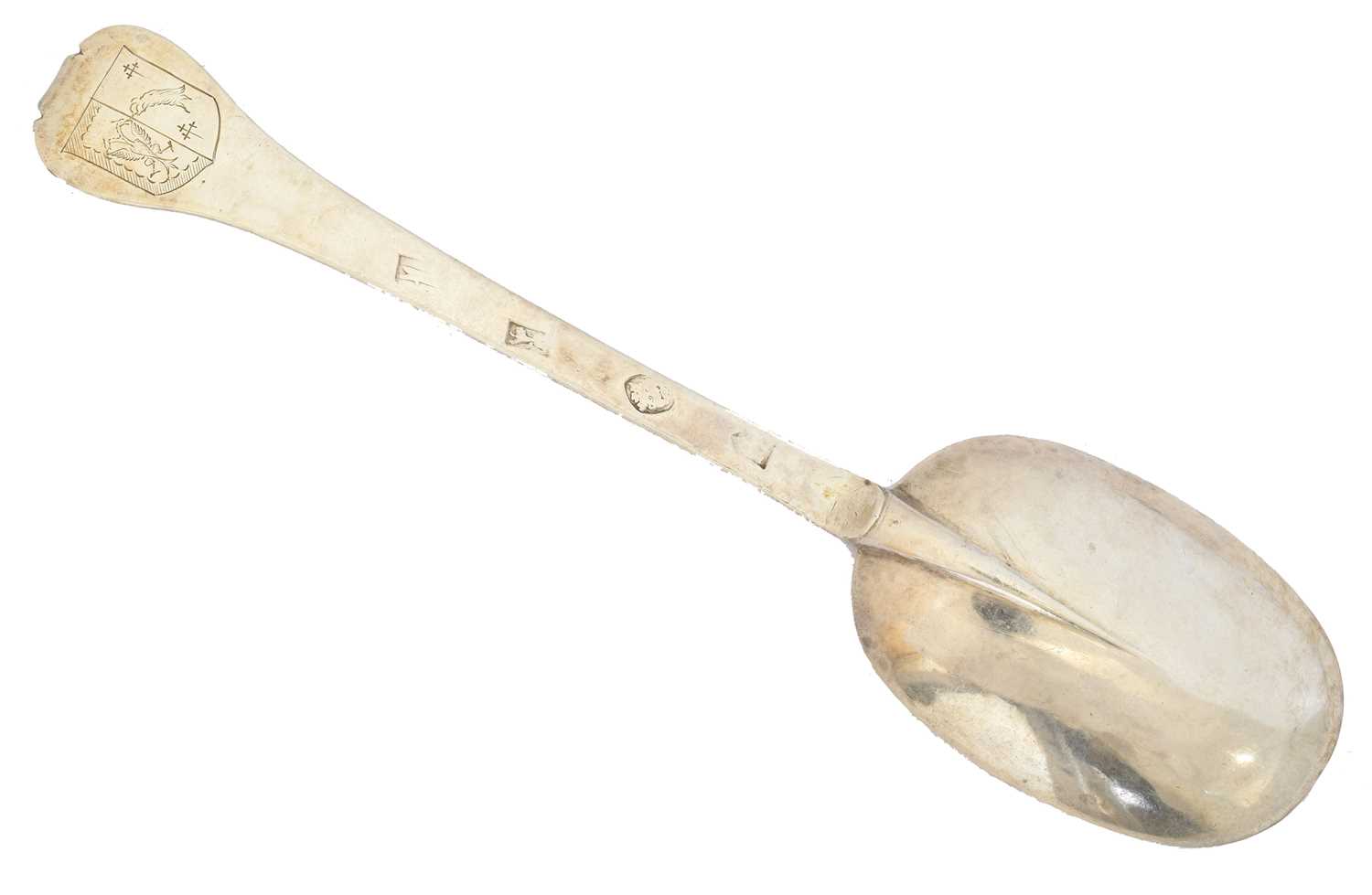 A James II silver Trefid spoon, - Image 3 of 4