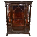 Gillow's Lancaster mahogany display cabinet