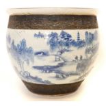 Chinese blue and white jardiniere