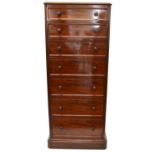 Victorian mahogany chest of drawers