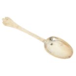 A late 17th century silver Trefid spoon,