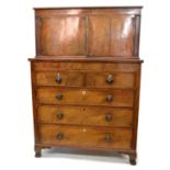 George III mahogany chest of drawers