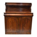 Victorian mahogany side cabinet