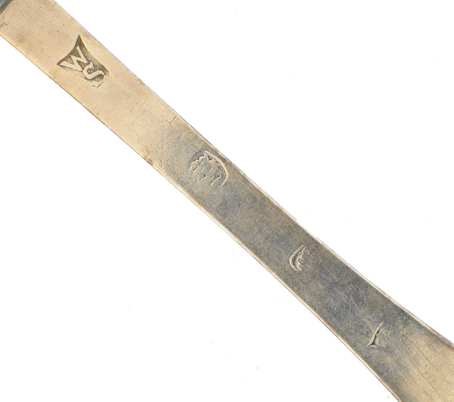 A late 17th century silver Trefid spoon, - Image 2 of 5