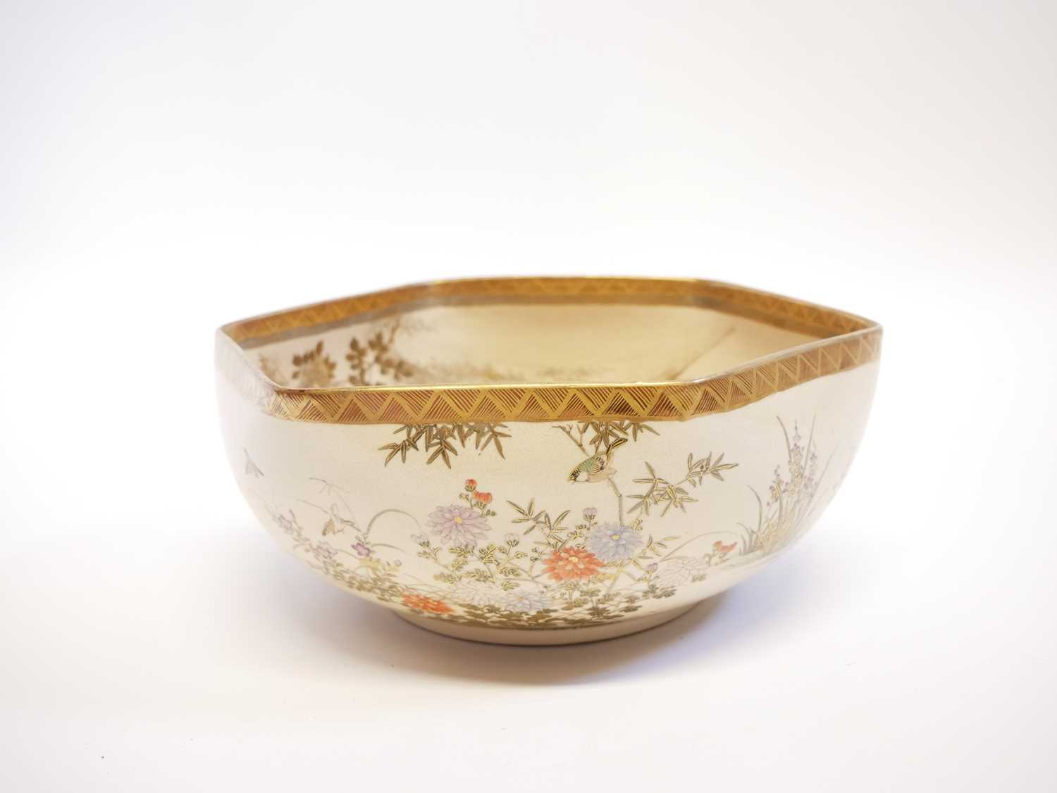 Japanese Satsuma bowl - Bild 7 aus 7