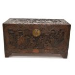 Chinese linen chest