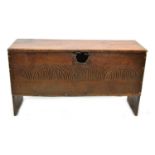 17th-century oak sword chest