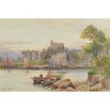Walter Stuart Lloyd R.B.A. (British 1845-1929) "Chepstow Castle"