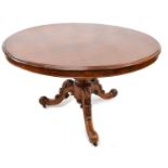 Victorian mahogany loo table