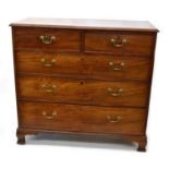 George III mahogany chest of drawers