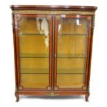 Mid 19th century display cabinet