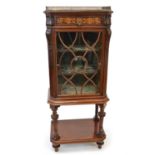 Edwardian mahogany display cabinet