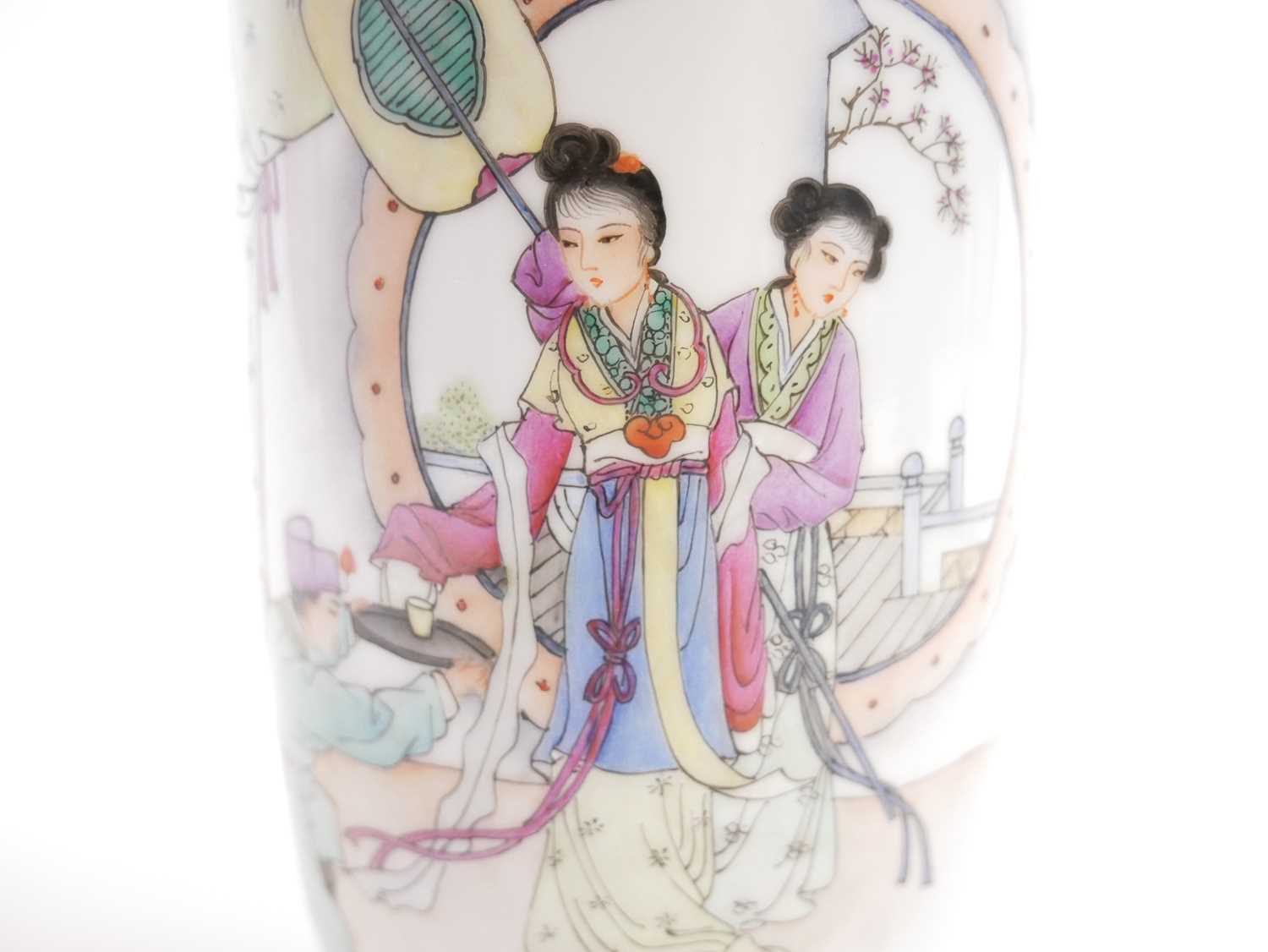 Chinese republic period vase - Bild 2 aus 6