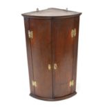 George III corner cupboard