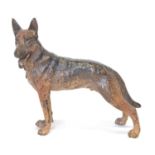 Cold painted bronze Dog