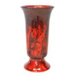 Royal Doulton Flambe vase by Charles Noke