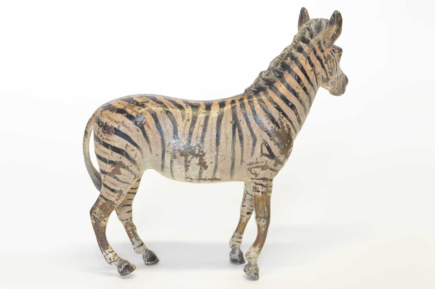 Cold painted bronze Zebra - Image 2 of 5