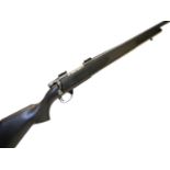 Weatherby .223 bolt action rifle with moderator LICENCE REQUIRED