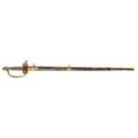 1796 pattern infantry officers sword,