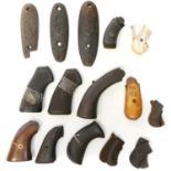 Collection of pistol and revolver grips