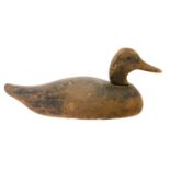 Antique wood duck decoy