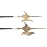 Two similar Halberds