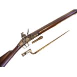 Flintlock musket and bayonet