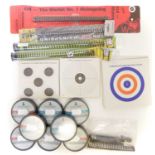 Collection of air rifle spares, pellets and targets