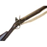 Composed flintlock 46 inch Volunteer long land type Brown Bess Musket