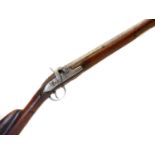 French percussion single barrel shotgun