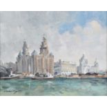 Ivan Taylor (British 1946-) "The Liver Building, Liverpool"