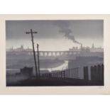 Trevor Grimshaw (British 1947-2001) "Stockport Viaduct"