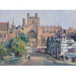 Ivan Taylor (British 1946-) "Chester Cathedral"