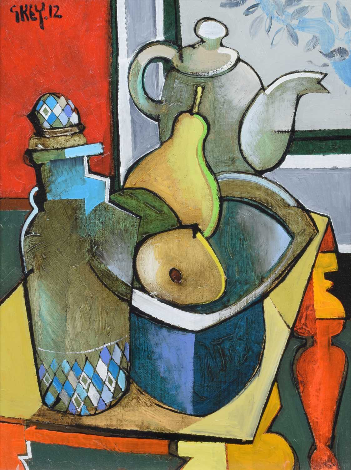 Geoffrey Key (British 1941-) "Table Still Life"