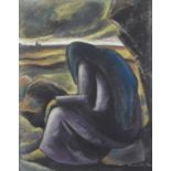 Emmanuel Levy (British 1900-1986) Seated figure