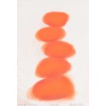 David Nash R.A. (British 1945-) "Orange Column"