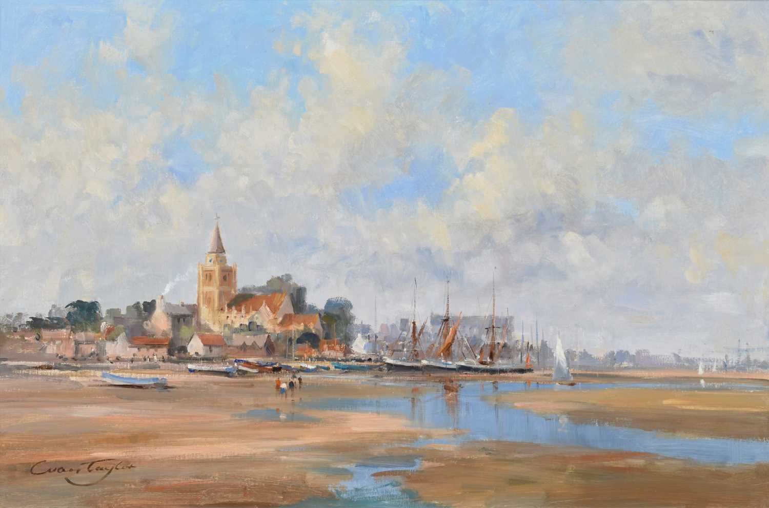 Ivan Taylor (British 1946-) "Maldon Estuary, Essex"