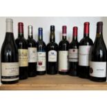 9 Bottles Mixed Lot International Very Good Red Drinking wines