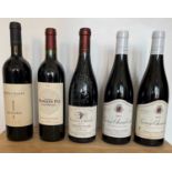 5 Bottles Mixed Lot Excellent ‘Classic’ Red Wines