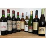 9 Bottles Mixed Fine Mature wines